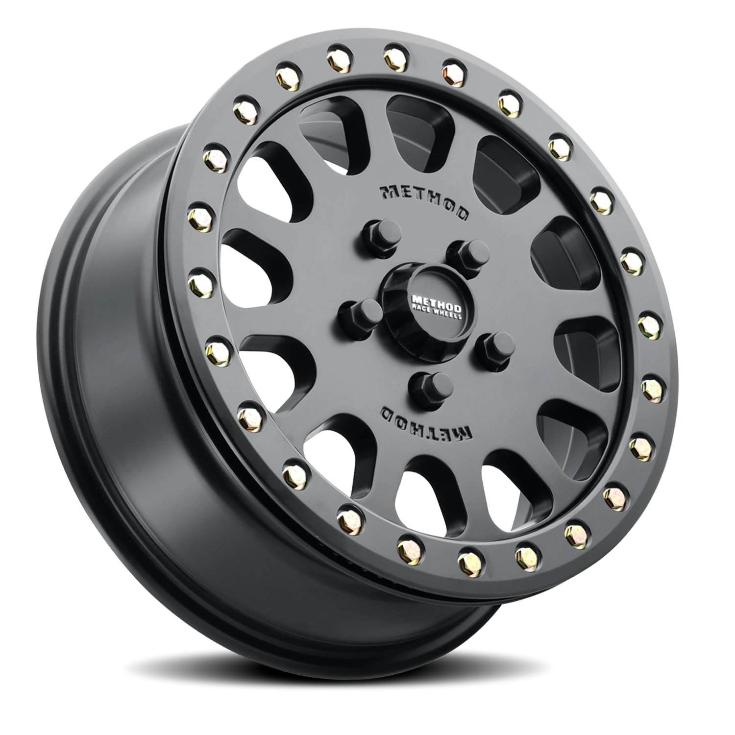 Method Race Wheels MR401 Beadlock UTV Matte Black 15x10 +25 5x114.3mm 72mm