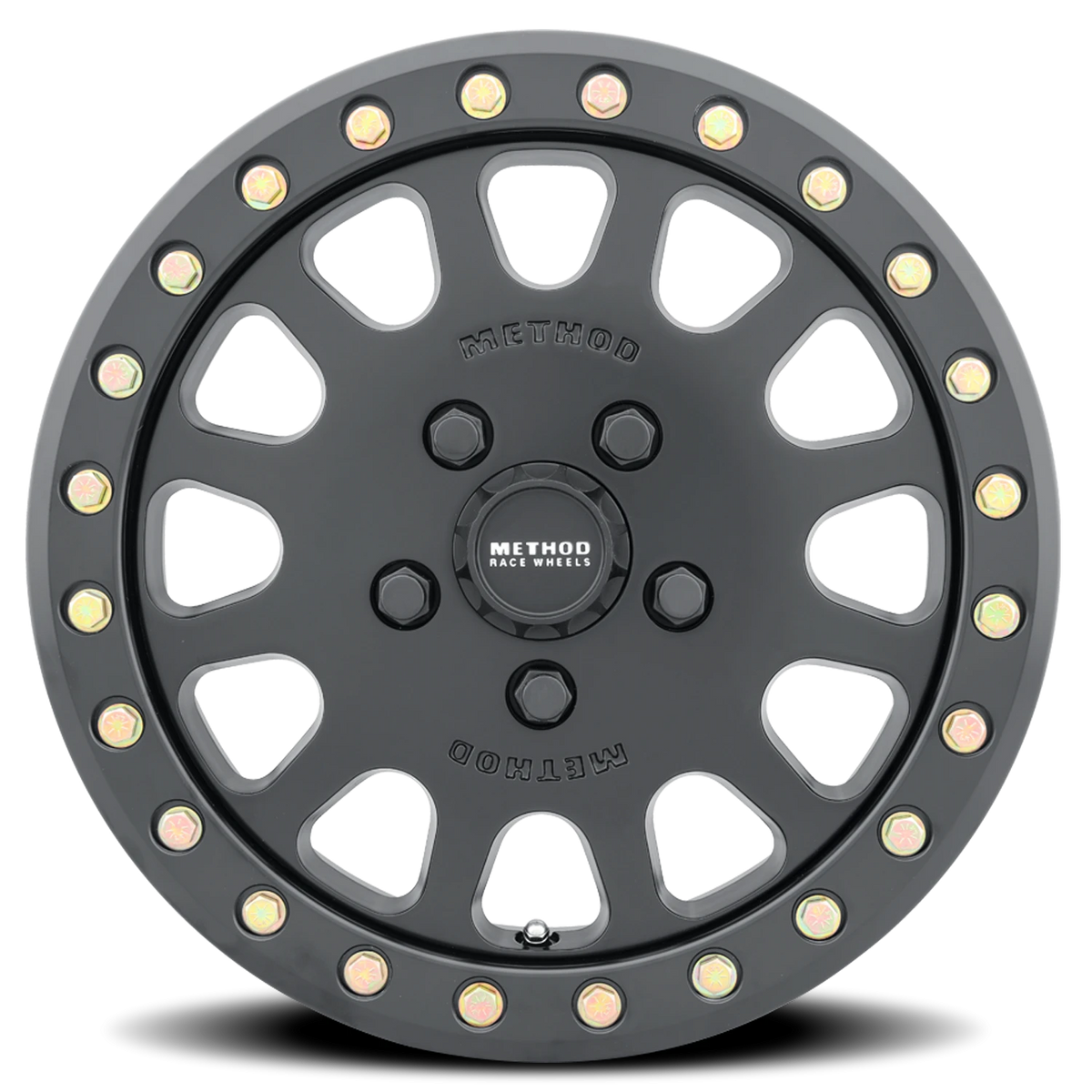 Method Race Wheels MR401 Beadlock UTV Matte Black 15x10 +25 5x114.3mm 72mm