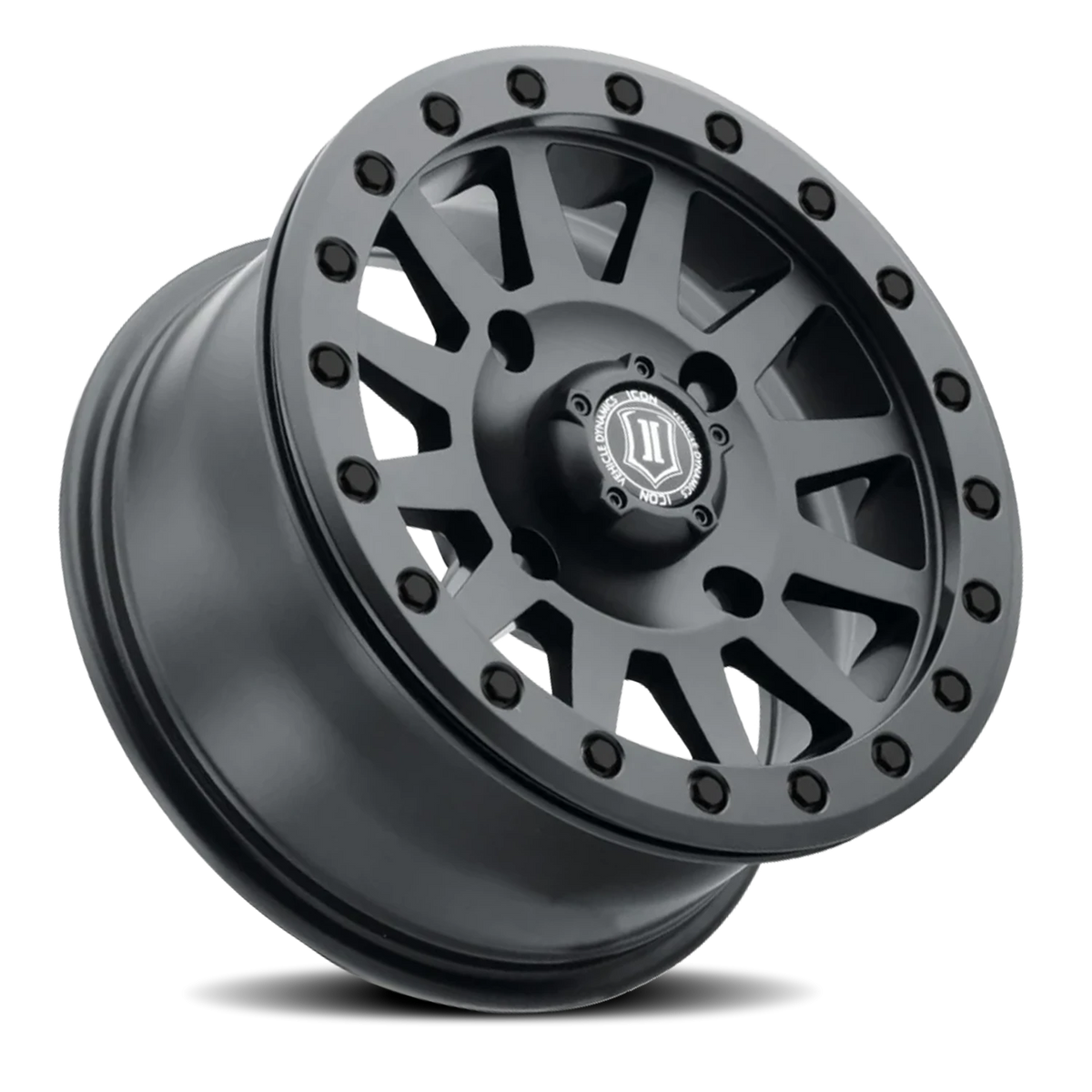 Icon Alloys UTV Compression Satin Black 15x7 +38 4x136mm 111mm