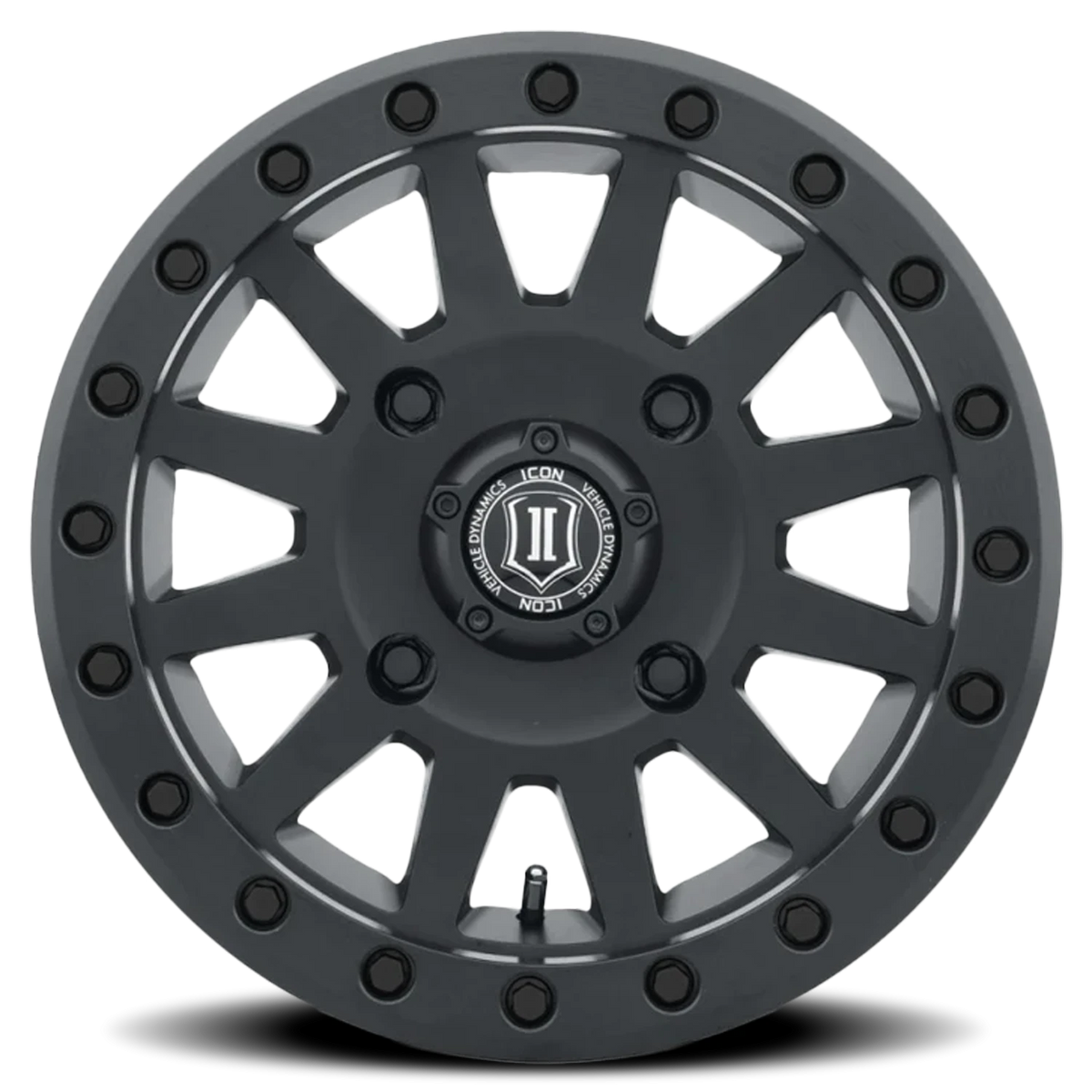 Icon Alloys UTV Compression Satin Black 15x7 +38 4x156mm 132mm