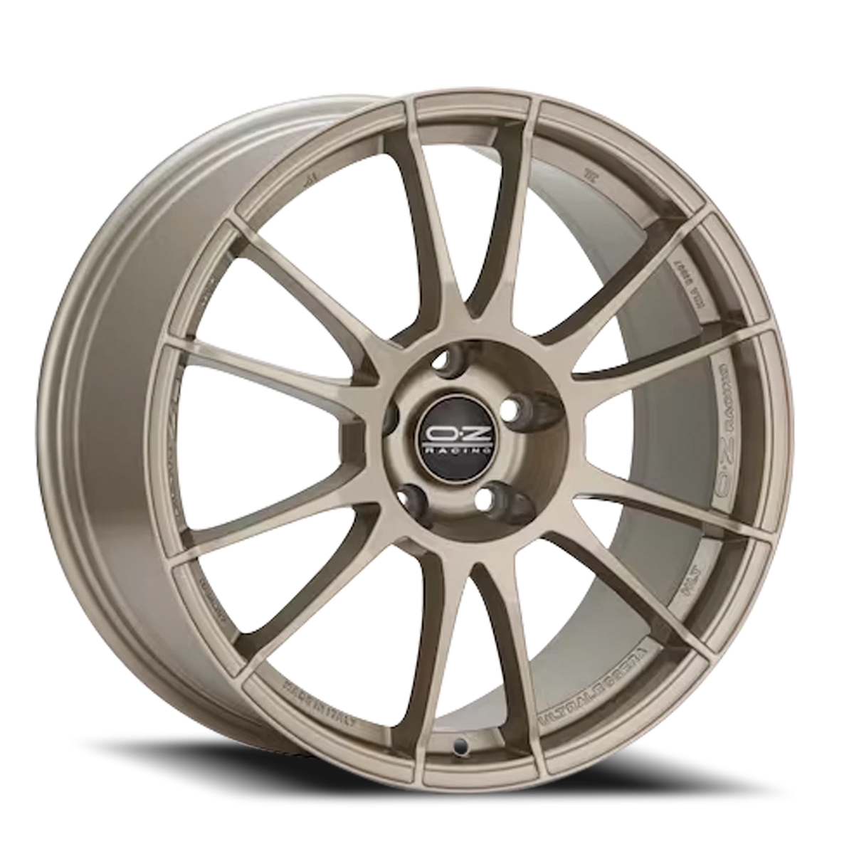 OZ Racing Ultraleggera HLT Gloss White Gold 19x9 +46 5x120mm 67.1mm - Wheelwiz