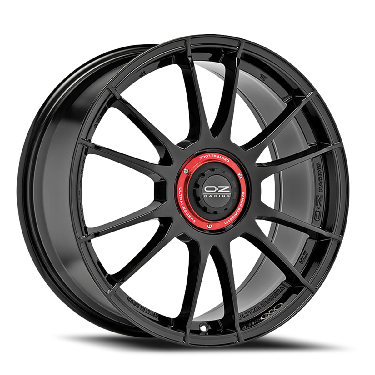 OZ Racing Ultraleggera XX Gloss Black 17x7 +37 4x100mm 68mm