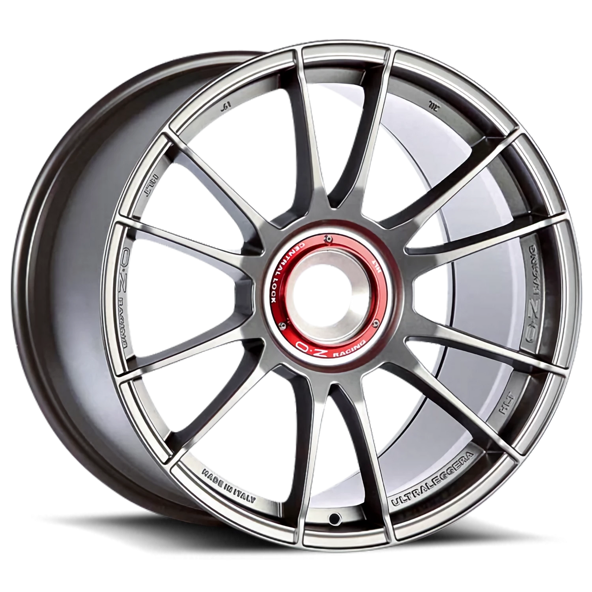 OZ Racing Ultraleggera HLT CL Matte Graphite Silver 19x12 +48 5x130mm 84mm - Wheelwiz