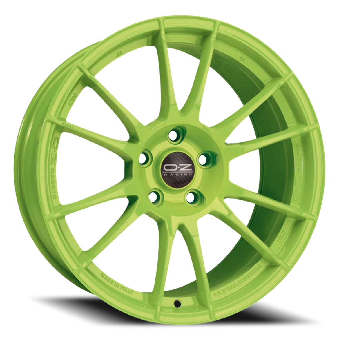 OZ Racing Ultraleggera HLT Acid Green 19x8.5 +49 5x130mm 71.56mm - Wheelwiz