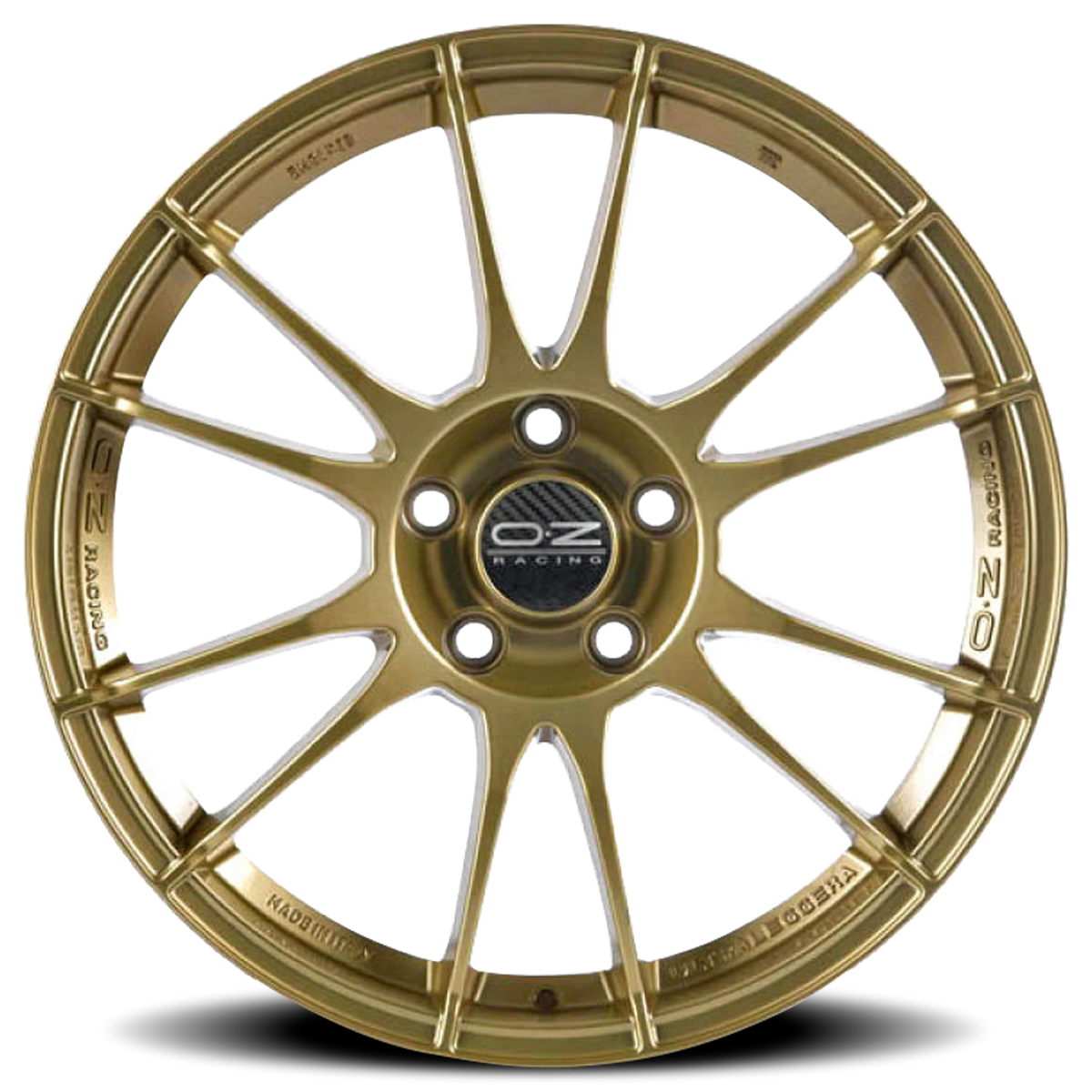 OZ Racing Ultraleggera HLT Gloss Race Gold 19x9 +46 5x120mm 67.1mm - Wheelwiz