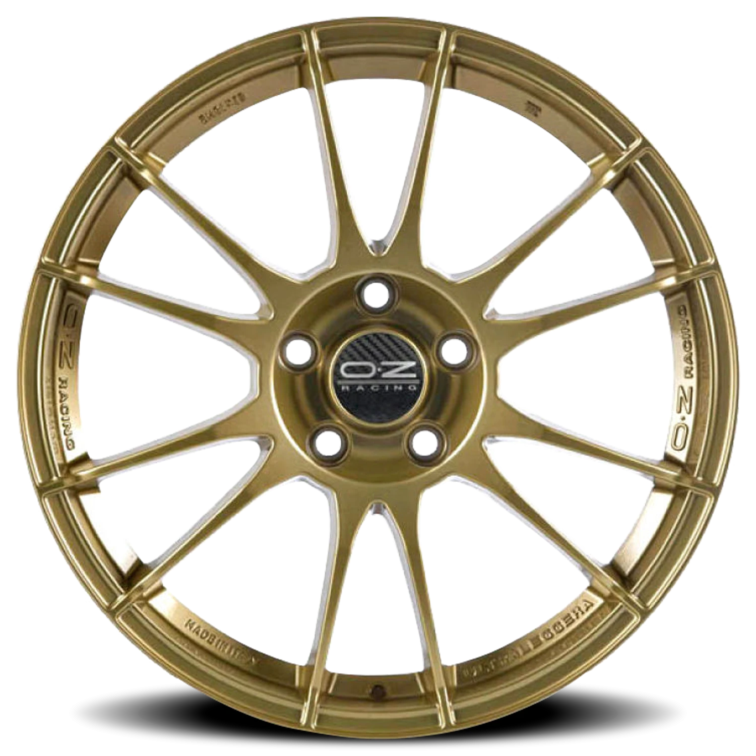 OZ Racing Ultraleggera HLT Gloss Race Gold 19x11 +40 5x130mm 71.56mm - Wheelwiz