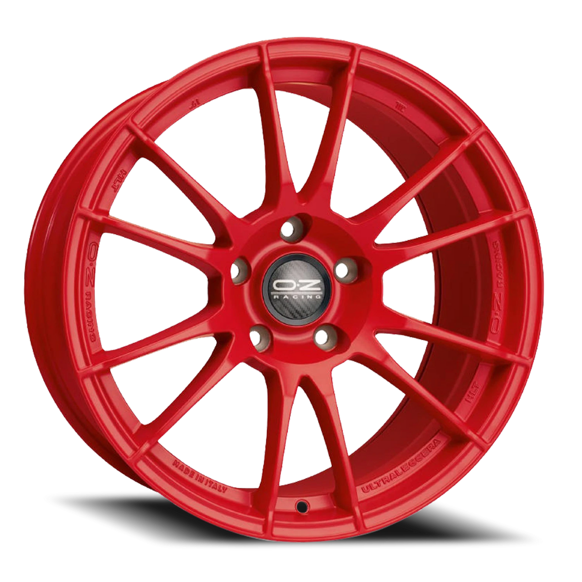 OZ Racing Ultraleggera HLT Red 20x12 +51 5x130mm 71.56mm - Wheelwiz