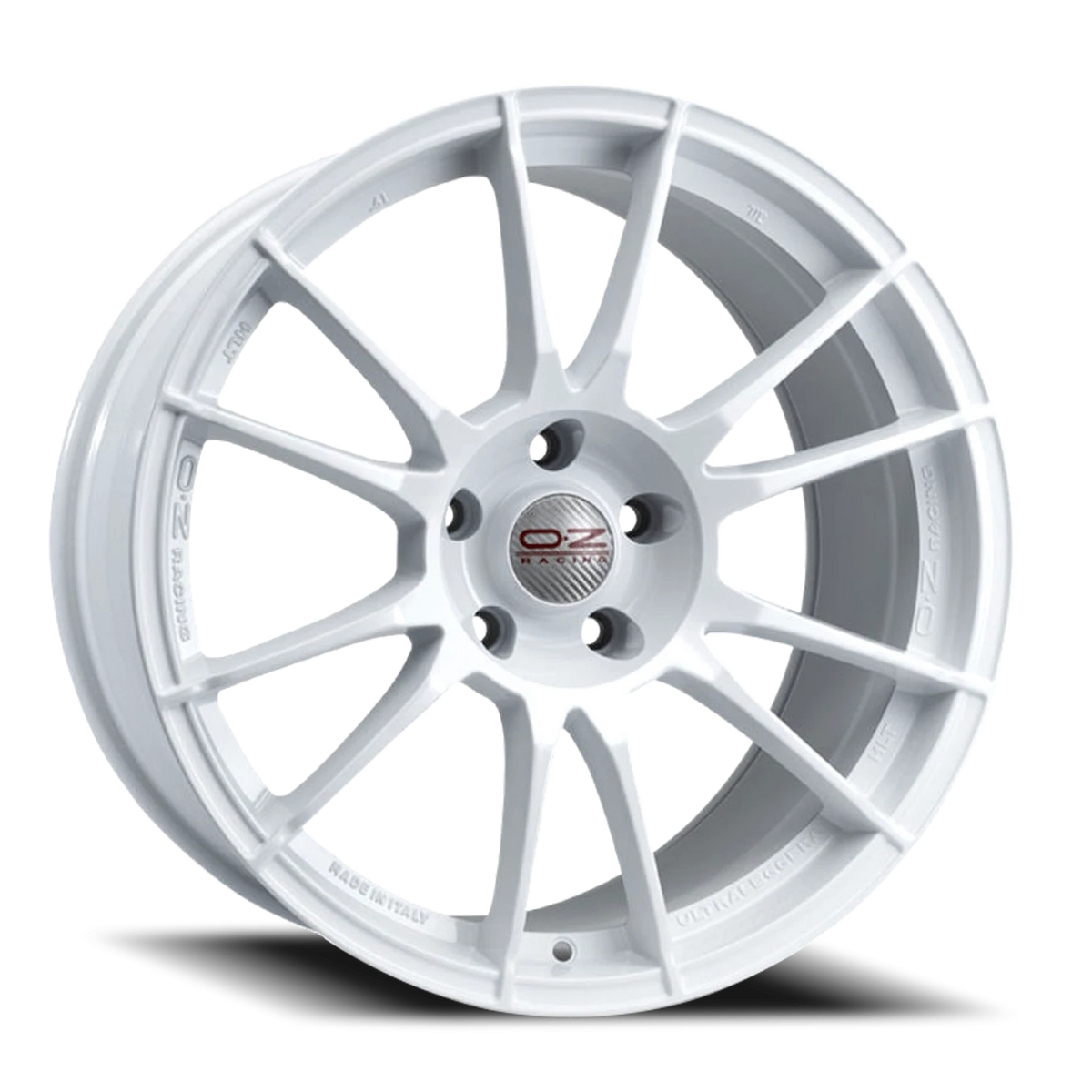 OZ Racing Ultraleggera HLT Gloss Racing White 19x8 +41 5x112mm 75mm - Wheelwiz
