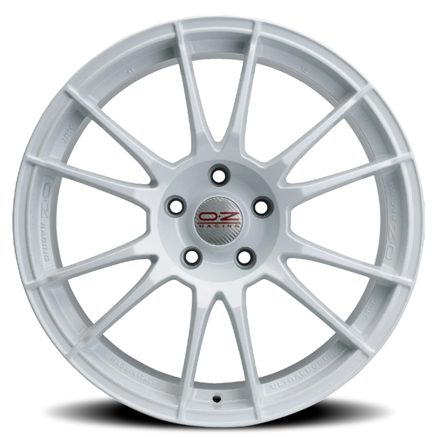 OZ Racing Ultraleggera HLT Gloss Racing White 20x10 +35 5x114.3mm 75mm - Wheelwiz