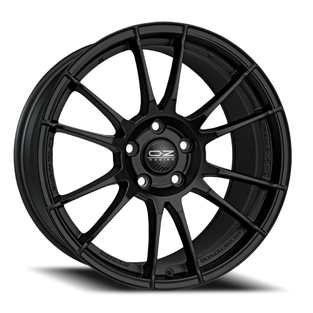 OZ Racing Ultraleggera Matte Black 18x8 +55 5x108mm 75mm - Wheelwiz