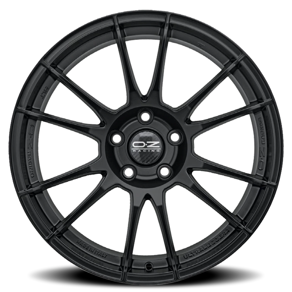 OZ Racing Ultraleggera Matte Black 18x8 +45 5x112mm 75mm - Wheelwiz