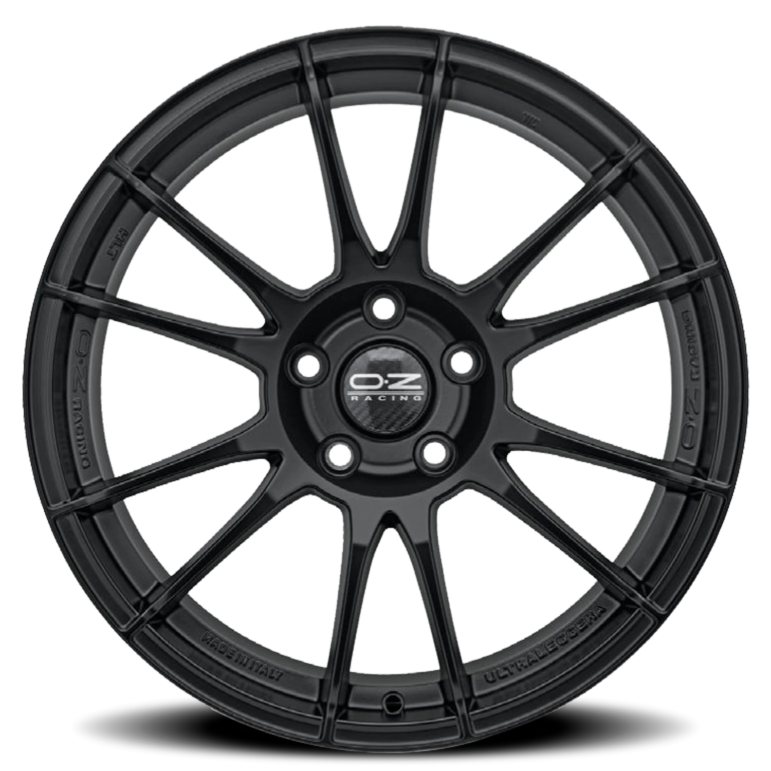OZ Racing Ultraleggera Matte Black 18x8 +45 5x112mm 75mm - Wheelwiz