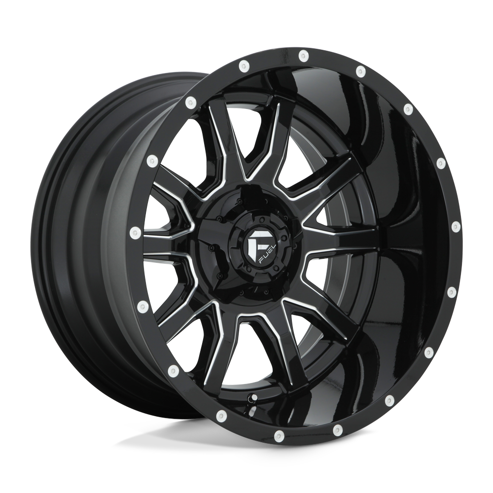 Fuel Offroad D627 VANDAL Gloss Black Milled 20x12 -43 5x139.7|5x150mm 110.1mm - WheelWiz