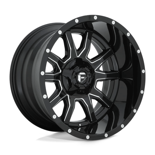 Fuel Offroad D627 VANDAL Gloss Black Milled 20x12 -43 5x139.7|5x150mm 110.1mm - WheelWiz