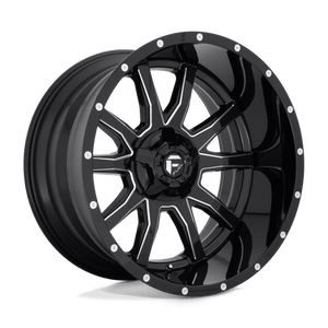 Fuel Offroad D627 VANDAL Gloss Black Milled 22x12 -43 5x139.7|5x150mm 110.1mm - WheelWiz