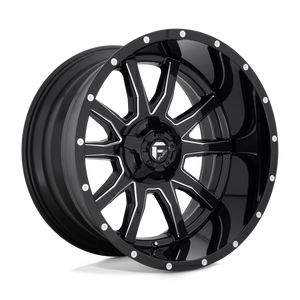 Fuel Offroad D627 VANDAL Gloss Black Milled 22x12 -43 5x139.7|5x150mm 110.1mm - WheelWiz