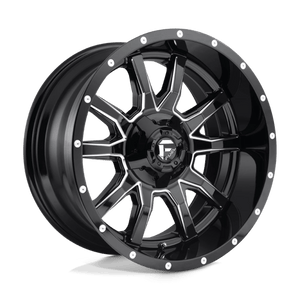 Fuel Offroad D627 VANDAL Gloss Black Milled 17x9 +01 6x135|6x139.7mm 106.1mm - WheelWiz