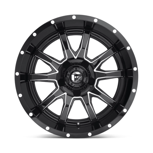 Fuel Offroad D627 VANDAL Gloss Black Milled 20x9 +20 6x135|6x139.7mm 106.1mm - WheelWiz