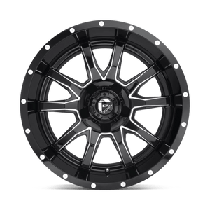 Fuel Offroad D627 VANDAL Gloss Black Milled 22x12 -43 6x135|6x139.7mm 106.1mm - WheelWiz