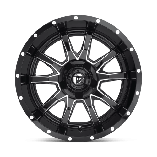 Fuel Offroad D627 VANDAL Gloss Black Milled 17x9 +1 5x139.7|5x150mm 110.1mm - Wheelwiz