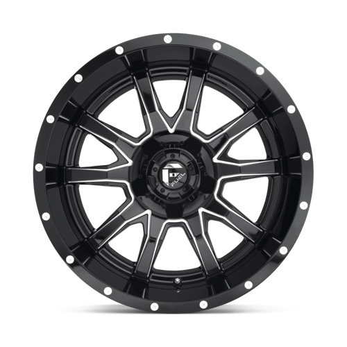 Fuel Offroad D627 VANDAL Gloss Black Milled 20x9 +20 5x139.7|5x150mm 110.1mm - Wheelwiz
