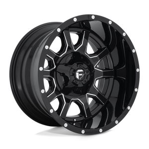 Fuel Offroad D627 VANDAL Gloss Black Milled 20x12 -43 8x180mm 124.2mm - WheelWiz