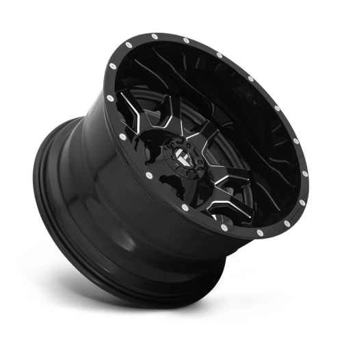 Fuel Offroad D627 VANDAL Gloss Black Milled 20x12 -43 8x180mm 124.2mm - WheelWiz