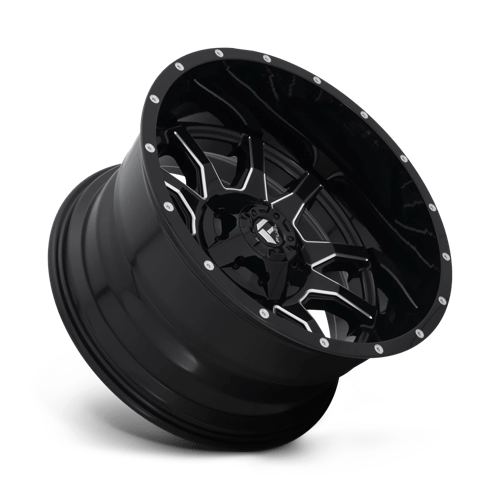 Fuel Offroad D627 VANDAL Gloss Black Milled 22x12 -43 8x165.1mm 125.1mm - WheelWiz
