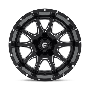 Fuel Offroad D627 VANDAL Gloss Black Milled 22x12 -43 8x165.1mm 125.1mm - WheelWiz