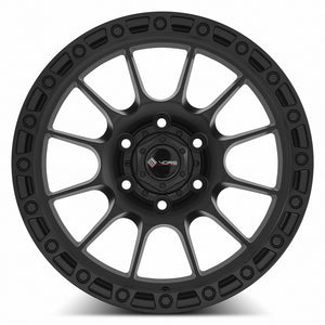 Vors VE12 Matte Black fit Tacoma 4Runner FJ Cruiser 17x8.5 -12 6x139.7mm 106.1mm