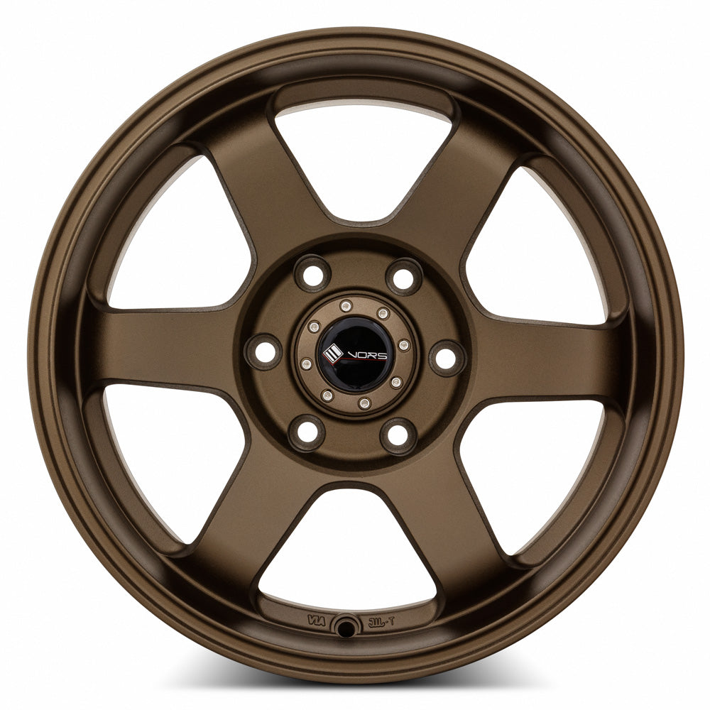 Vors VE37 Bronze fit Tacoma 4Runner FJ Cruiser 16x8 -15 6x139.7mm 106.1mm - WheelWiz