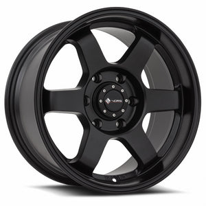 Vors VE37 Matte Black fit Tacoma 4Runner FJ Cruiser 17x8.5 0 6x139.7mm 106.1mm - WheelWiz