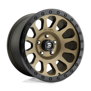 Fuel Offroad D600 VECTOR Matte Bronze Black Bead Ring 18x9 +01 6x135mm 87.1mm - WheelWiz