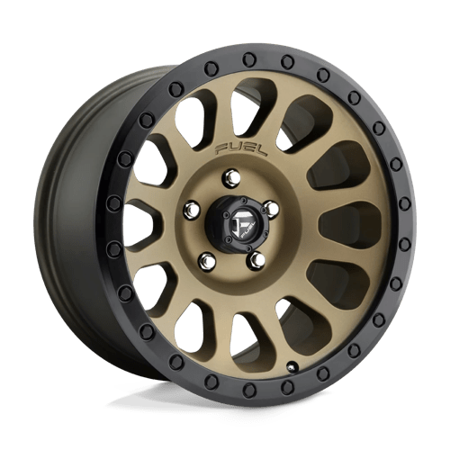 Fuel Offroad D600 VECTOR Matte Bronze Black Bead Ring 18x9 +01 6x139.7mm 108mm - WheelWiz
