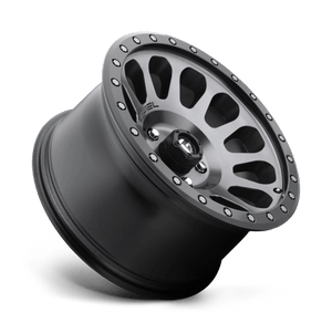 Fuel Offroad D601 VECTOR Matte Gunmetal Black Bead Ring 17x9 -12 6x139.7mm 108mm - Wheelwiz
