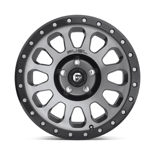Fuel Offroad D601 VECTOR Matte Gunmetal Black Bead Ring 18x9 +1 6x139.7mm 108mm - Wheelwiz