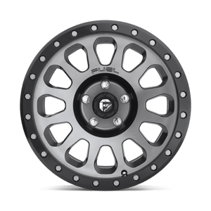 Fuel Offroad D601 VECTOR Matte Gunmetal Black Bead Ring 18x9 +1 8x165.1mm 125.1mm - Wheelwiz
