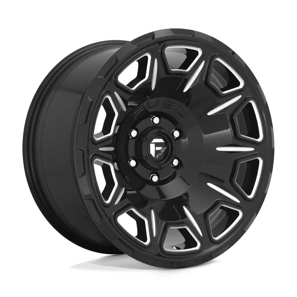 Fuel Offroad D688 VENGEANCE Gloss Black Milled 20x9 +01 6x139.7mm 106.1mm - WheelWiz