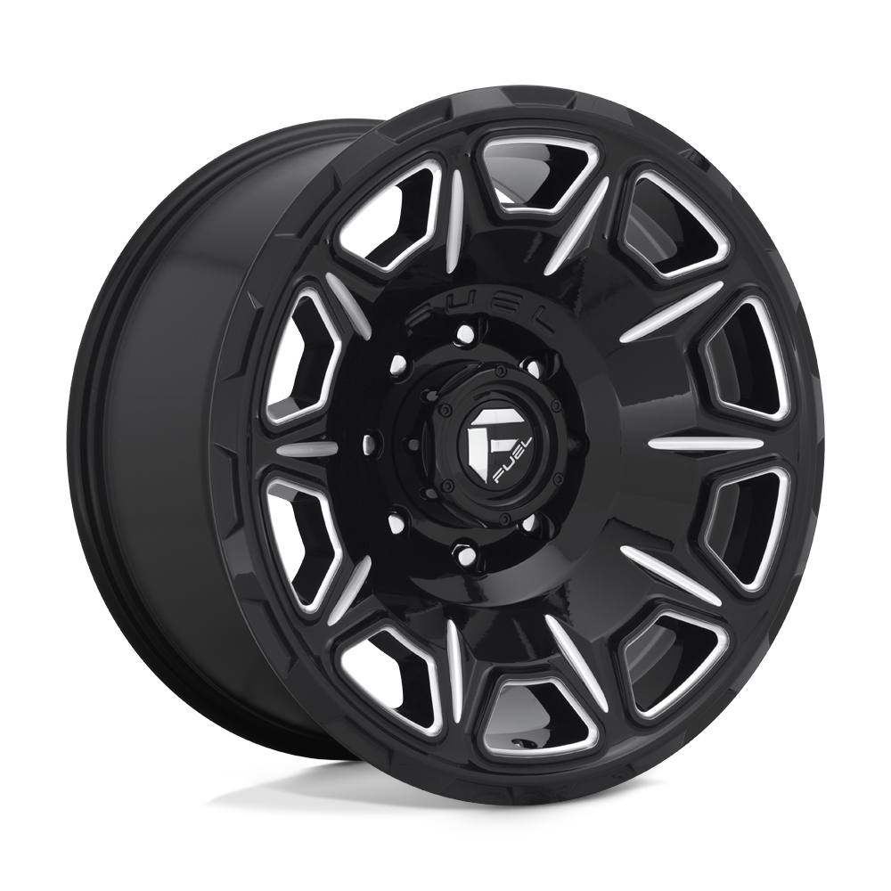Fuel Offroad D688 VENGEANCE Gloss Black Milled 20x10 -18 8x180mm 124.2mm - WheelWiz
