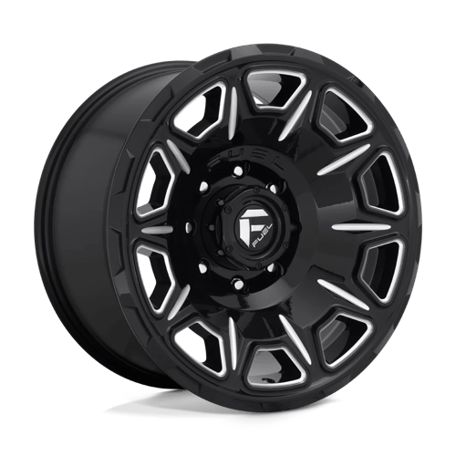 Fuel Offroad D688 VENGEANCE Gloss Black Milled 20x10 -18 8x180mm 124.2mm - WheelWiz