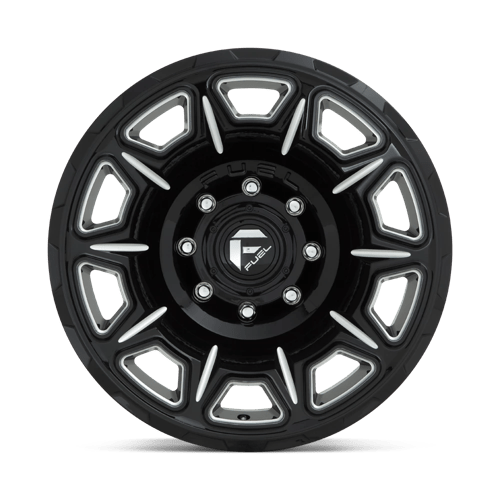 Fuel Offroad D688 VENGEANCE Gloss Black Milled 20x10 -18 8x170mm 125.1mm - WheelWiz