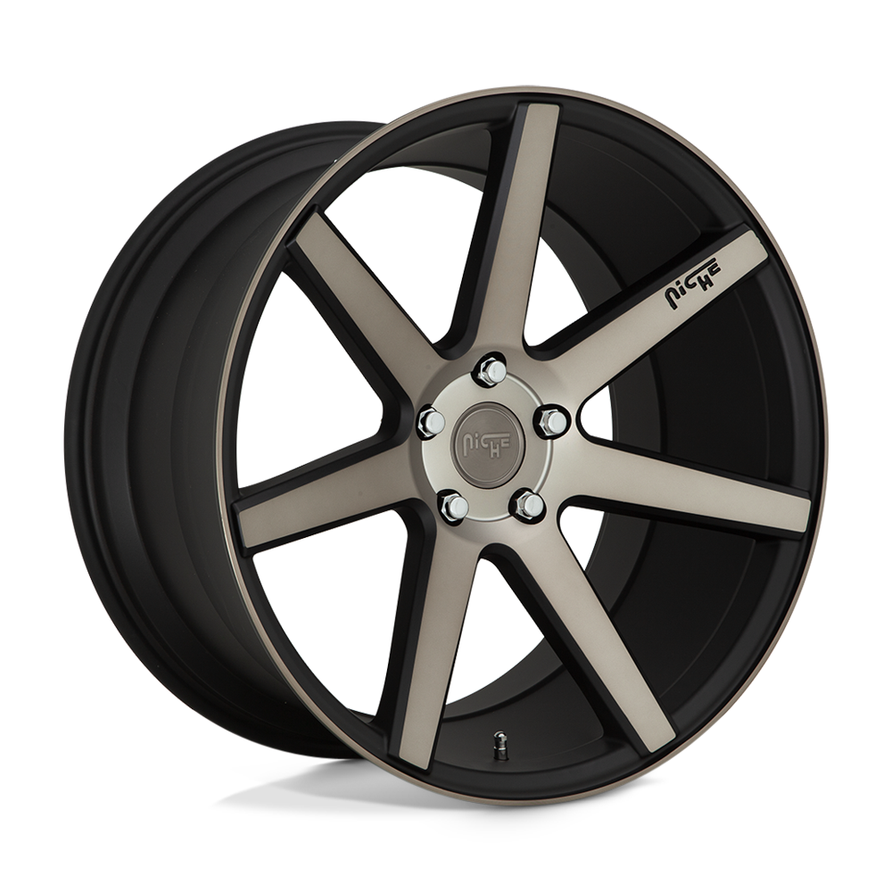 Niche M150 VERONA Matte Black Machined 20x9 +18 5x115mm 71.5mm - WheelWiz