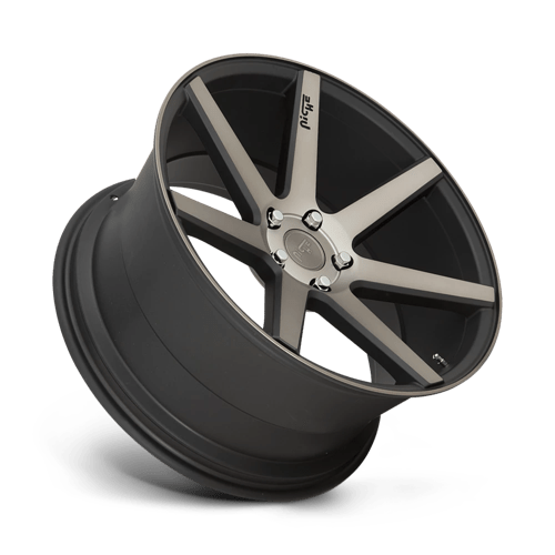 Niche M150 VERONA Matte Black Machined 19x8.5 +42 5x112mm 66.6mm - WheelWiz