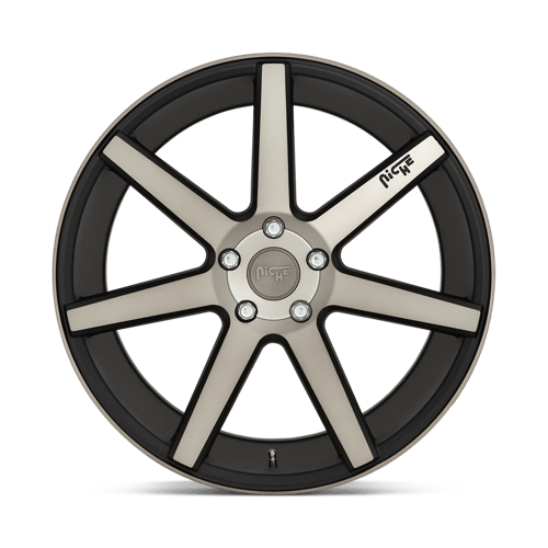 Niche M150 VERONA Matte Black Machined 19x8.5 +40 5x108mm 63.5mm - Wheelwiz