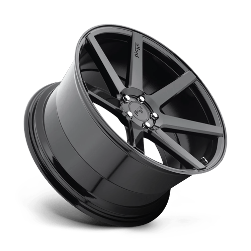 Niche M168 VERONA Gloss Black 20x10 +40 5x112mm 66.6mm - Wheelwiz