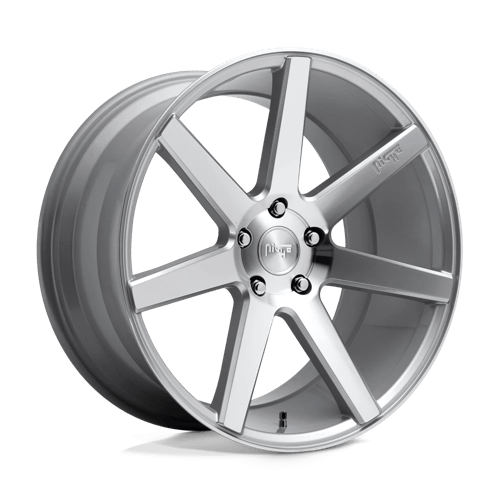 Niche M179 VERONA Gloss Silver Machined 20x9 +25 5x114.3mm 72.6mm - WheelWiz