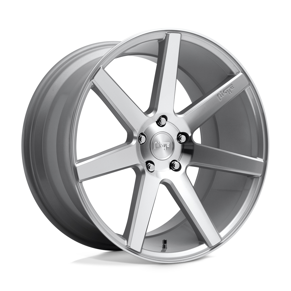 Niche M179 VERONA Gloss Silver Machined 20x9 +25 5x112mm 66.6mm - WheelWiz