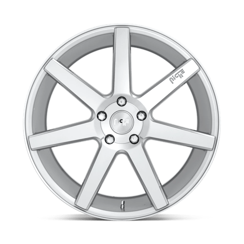 Niche M179 VERONA Gloss Silver Machined 20x10.5 +27 5x112mm 66.6mm - Wheelwiz