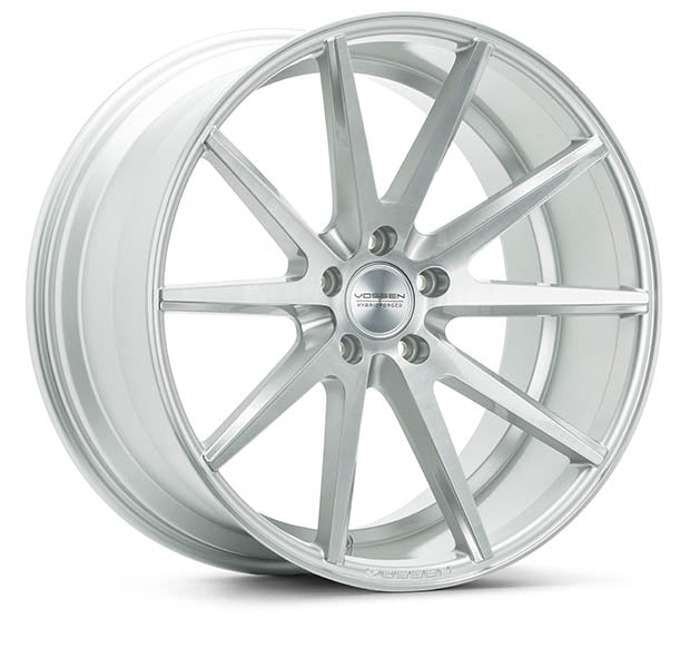 Vossen VFS1 SILVER BRUSHED FACE 19x10 +36 5x112mm 66.5mm - WheelWiz