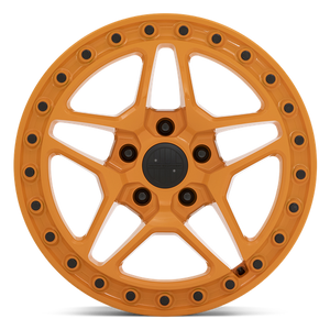 Victor Equipment BERG Gloss Orange W/ Black Bolts 17x8 +10 5x130mm 71.5mm - Wheelwiz